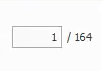 Text box: page entry