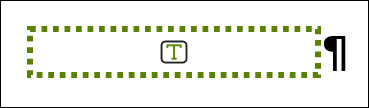 Word-Form eines Textfelds