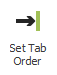 Button: Set Tab Order