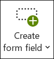 'Create form field' button