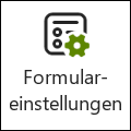 Schaltfläche 'Formulareinstellungen'
