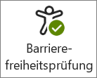 Schaltfläche Barrierefreiheitsprüfung