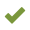 Green check mark symbol