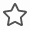 Star icon, outlined