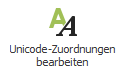 Schaltfläche: Unicode-Zuordnungen bearbeiten