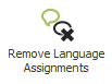 Button: Remove Language Assignments