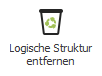 Schaltfläche: Logische Struktur entfernen