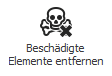 Schaltfläche: Beschädigte Elemente entfernen