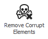Button: Remove Corrupt Elements