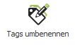 Schaltfläche: Tags umbenennen